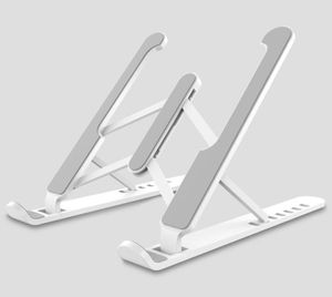 Bärbar bärbar dator Fällbar support Base Notebook Stand för MacBook Pro Microsoft Lapdesk Computer Bärbara datorer Hållare Kyl Riser 3 Färg