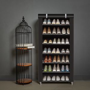 Wiele warstwowych szafek buta włókniny oszczędzania tkaniny oszczędzania przestrzeni buta półka minimalistyczny nowoczesny stojak na buty do domu Dorm 201030