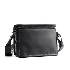 Carteira de luxo Carteira Mens e Mulheres Crossbody Bag Ombro Sacos de Alta Qualidade Cinza Cor Unisex Bolsas De Couro Unisex