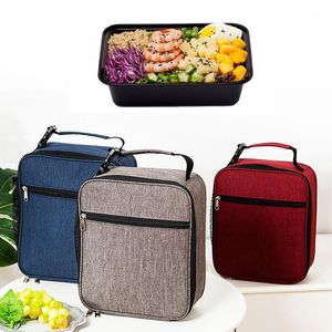 Storage Bags Insulated Lunch Bag For Portable Cooler Box Adjustable Shoulder Office Work/School/ Picnic Beach Strap Women Men Kids