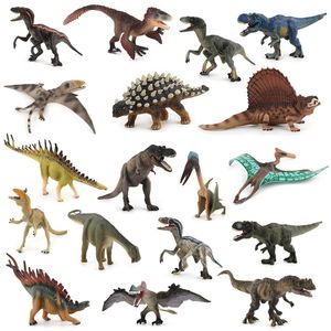 Simulação Dinosaur Model Toy Aderetes decorativos de dinossauros Decorações Tyrannosaurus rex Pterossaur Velociraptor Kids Learning Toys educacionais