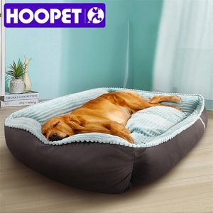 HOOPET Winter Warm Pet For Small Medium Large Labradors House Soft Big Dog bed LJ201201