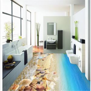 Bellissimo scenario Wallpapers sfondi gratuiti per bagno Impermeabile Blue Ocean Beach Beach Pavimenti