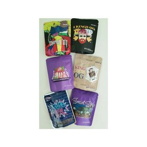 Wholesale mylar ziplock bags for sale - Group buy 420 mylar bags soft skin Cannaking KINGS smell proof bags the Rate LEVEL UP shipping packaging ziplock bags
