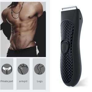 Men's Groin Hair Trimmer, Ball Groomer &Body Trimmer for Men, Waterproof Wet/Dry Clippers, Ultimate Male Hygiene Razor Depilador 220112