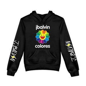 Populär J Balvin Hoodie Mode Kläder Barnstorlek Boysgirls Långärmad Hooded Sweatshirts Harajuku Casual Barnkläder X1022