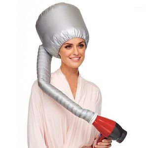 Prysznic Czapki Przenośne Miękkie Suszenie Włosów Czapka Bonnet Hood Hat Blow Suszarka Nylon Szary Szybki Suchy Krem Dla Kobiet Dorośli1