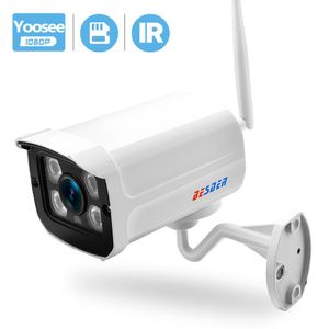 Waterproof Metal IP66 IP Camera Wifi Wired 720P 1.0MP With SD Card Slot ONVIF Yoosee P2P Night Vision Surveillance Camera