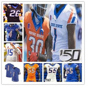 Ncaa College Boise State Football Jerseys Hank Bachmeier George Holani Latrell Caples Demitri Washington George Tarlas Stefan Cobbs Ashton Jeanty Taylen Green 4XL