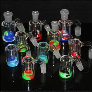 Hookahs Glass Ash Catcher Recycler Ashcatcher 14 mm 18 mm samica męska adapter do rur wodnych Bong