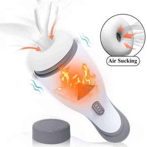 NXY Sex Masturbators Inhalation Masturbation Device for Men Automatic Vibrating Cup Penis Massage Exerciser Oral Adult Toy 220127