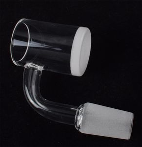 25mm Smoking XL Opaque Bottom Quartz Banger 4mm di spessore Chiodo maschio femmina giunto al quarzo chiodi 45 90 gradi 10mm 14 mm 18mm
