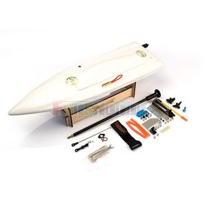 Tenshock Mini Mono Mini Scord Set Glasfiber RC Toy Boat Propeller High Speed ​​Remote Control Electric för Barn Vuxen