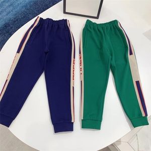 NUOVI pantaloni sportivi per bambini BoyGirl Pantaloni per bambini Pantaloni bluverde Abbigliamento unisex di alta qualità per bambini LJ201019