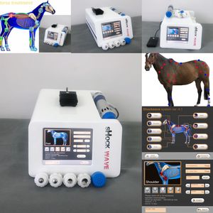 Máquina de terapia por ondas de choque ESWT para terapia por ondas de choque veterinária de ondas de choque de cavalo/equino