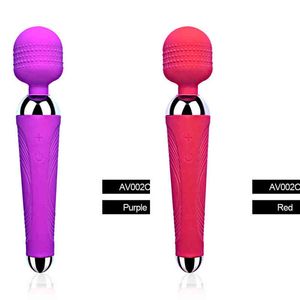 Nxy Sex Vibrators Av Vibrator Toys for Woman Clitoris Stimulator Vibrating Powerful Magic Wand Dildo Female Products Massager Adult 1227