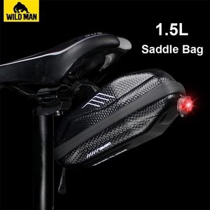 Wholesale pannier accessories for sale - Group buy BOLER L Hard shell Bicycle Saddle Bag Waterproof Cycling Panniers MTB Bike Rear Tool Night Reflective Accessories