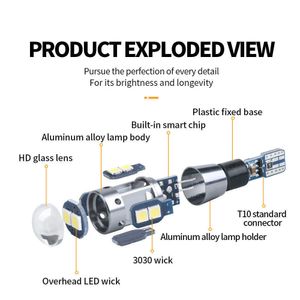 Yeni 1 adet T10 W5W Yeni Yedi Renk Süper Parlak LED Otopark Işıkları 194 İç Okuma Dome Lamba Otomatik Kama Turn Yan Ampuller Diyot