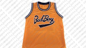 atacado Biggie Smalls 72 costurado Bad Boy Notorious Big Basketball Jersey amarelo feito sob encomenda qualquer nome número HOMENS MULHERES JOVENS BASQUETEBOL JERSEYS