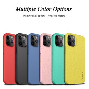 Wheat Phone Case for iPhone 12 11 mini Pro MAX XS XR 7 8 plus SE 2 Environment friendly back cover shell