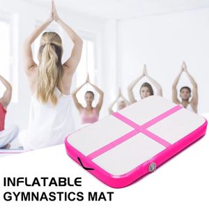 Gratis pump Uppblåsbar luftspår för barn 100 cm Gym Mat Air Board/Block Mini Size Air Floor Madrass Cheerleading Bouncer