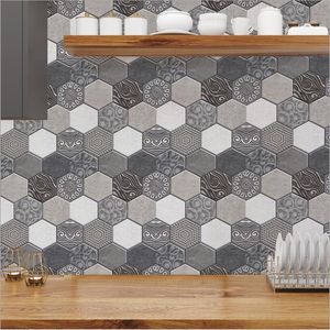 wall sticker 3D ceramic tile anti collision paste PVC Diamond mosaic background acrylic decoration