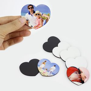 10 Stile Sublimation Blanko Kühlschrankmagnete Partyzubehör Schöner weicher Kühlschrankmagnet DIY Heimtextilien Dekoration