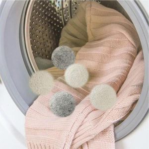 Neue Hot Wool Dryer Balls Premium wiederverwendbarer natürlicher Weichspüler 2,75 Zoll 7 cm Reduziert statische Aufladung und hilft, Kleidung in der Wäsche schneller zu trocknen