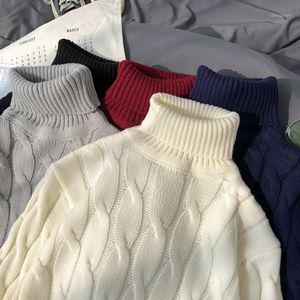 Männer Pullover 2021 Herbst Winter herren Rollkragenpullover Hohe Qualität Mode Warme Bequeme Pullover Dicken Männlichen1