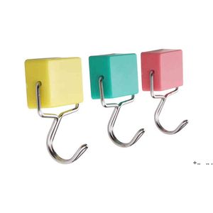 Magic Strong Magnetic Hooks Heavy Duty Kitchen Kylskåp Wall Hook Hangers Key Coat Cup Hängande hängare Hem Kök Storage CCF14126