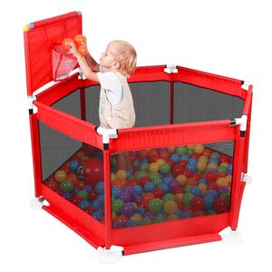 PLAYPEN FÖR BARN PLAYPEN POOL BALLS BABY PLAYPEN FÖR 0-6 år Ball Pool för Baby Fence Kids Tält Baby Tent Ball Pool Leksaker LJ200923