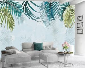 Beautiful Leaves 3d Wallpaper Living Room Bedroom Background Wall Decorative 3d Mural Wallpaper