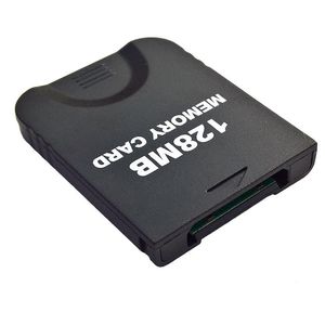 Svart Vit GC 128MB 128m Höghastighetsminneskort Spara speldatakort Passar till NGC Gamecube Wii Good Quality Fast Ship