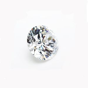 Pedras soltas de moissanite 3mm a 12mm d cor vvs1, formato redondo, excelente corte, testador de diamante quente para joias