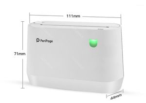 Skrivare Peripage A9 Mini Pocket Portable Bluetooth Wireless PO Thermal Printer med gratis app f￶r mobiltelefon1