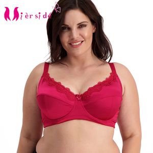 Mierside 953 Plus Size BH mit solider Stickerei Damen Unterwäsche Dessous Big Bralette Everyday Intimate 36-46C/D/DD/DDD/E/F/G 201202