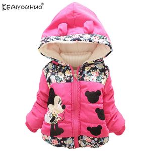 Hohe Qualität Baby Mädchen Winter Mäntel Jacke Für Mädchen Kleidung Mädchen Jacken Kinder Baumwolle Warme Daunenmantel Für Kinder Oberbekleidung 201106