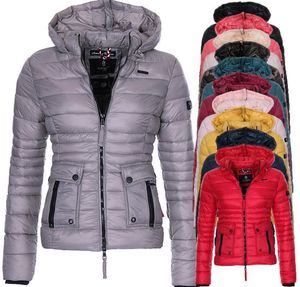 ZOGAA Vinterparkas Kvinnors kappor Puffer Jacket Parka för Kvinnor Kläder Casual Slim Fit Solid Outwear Kvinna Hooded Coat 201201
