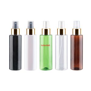 200 ml x 30 leere transparente sprühflaschen mit gold aluminium kragen pumpe weiße kunststoffbehälter flasche feine nebel sprayerpls bestellen