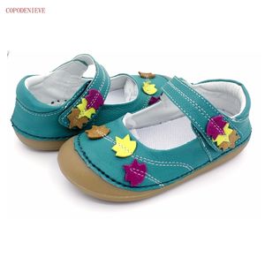 COPODENIEVE neue Mädchen-Kinder-Freizeitschuhe: weiches und rutschfestes Leder, strapazierfähige Sohle und Zehendesign, Mädchen-Kleiderschuhe 201113