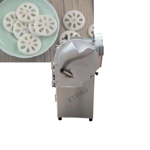 Zaman Tasarrufu Havuç Dilimleme Makinesi / endüstriyel kesici / turşu kesme makinesi Sebze ve Küpler Kesme salatalık Makinası