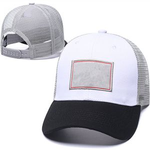 2022 Unisex Mesh Cap Quality Bawełna Zwykły Kapelusz Baseball Dorywczo Regulowane Czapki Dla Kobiet Mężczyźni Haftowane Kapelusze Trucker Czapki