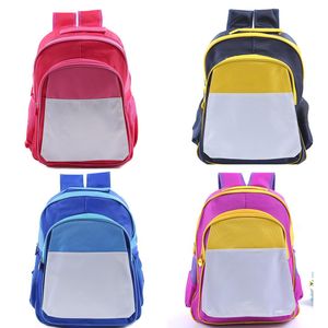 3 adet okul çantası süblimasyon diy boş çocuk büyük kapasiteli anaokulu kitap çantası sıcak transfer baskı
