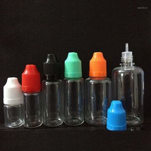200 szt. Puste butelki z płynem PET E 3ml 5ml 10ml 15ml 20ml 30ml 50ml 100ml plastikowe butelki z zakraplaczem z zabezpieczeniem przed dziećmi1