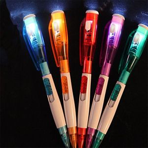 Penna con luci a LED Penna multifunzione per firma aziendale Forniture per scrittura Penna Cancelleria per ufficio Penne a sfera per studenti