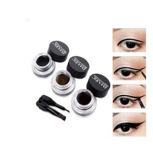 Eyeliner IMAGIC Brand Black Waterproof Gel Makeup Cosmetic Eye Liner With Brush Hours Long lasting For Women
