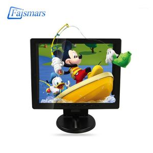 Wholesale vga cases for sale - Group buy Monitors Faismars Inch Square Screen Black Plastic Case CCTV Security Remote Control Monitoring Displays With BNC VGA AV USB1