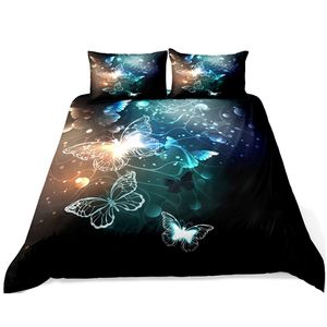 SUCSSES 3D Butterfly Butterfling Set Super Soft Microfiber Подортное покрытие с застежкой на молнии Обратимая конструкция для утешителя для одежды 201021