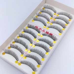 Short False Eyelashes Taiwan Handmade Natural Cross Thick Lashes