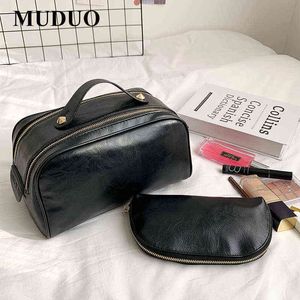 NXY化粧品バッグSACÀCOUSMÉTIQUESEN CUIR PU注入Femmes Pochette De MaquillageTisséeTricot RangementFermeureÉclairDames 220302